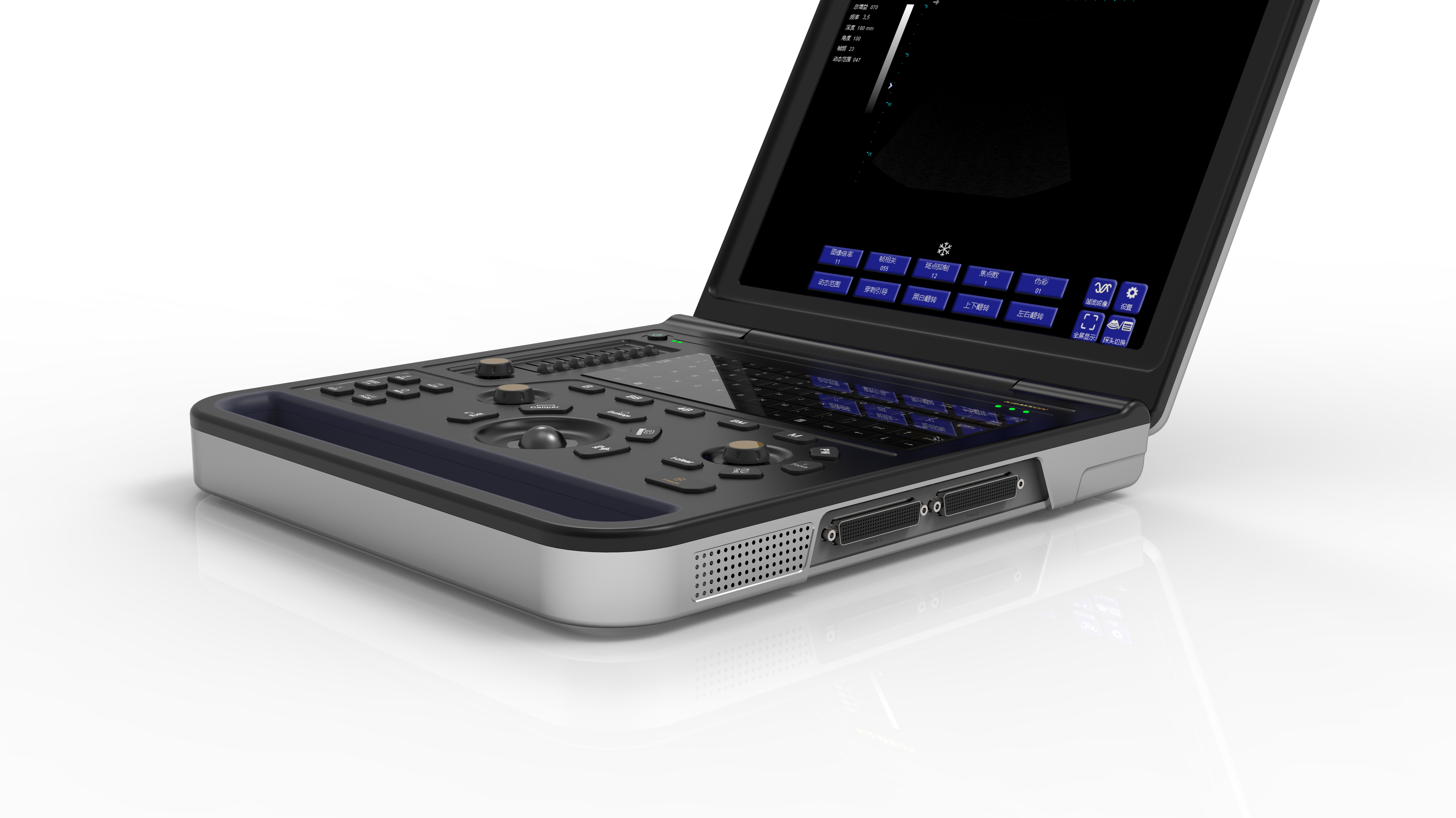 K9 PRO B/W unit with Doppler and Convex Probe